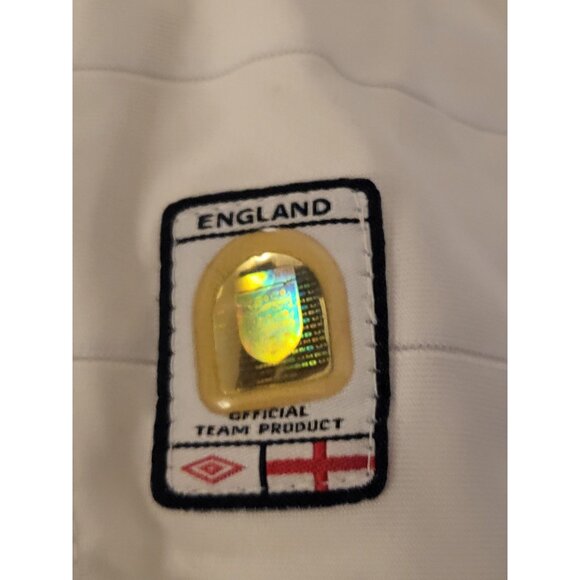 David Beckham Umbro 7 England Euro2004 Jersey Men L Authentic Soccer Sportswear‎ - Picture 4 of 10